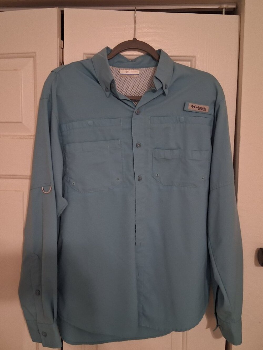 Columbia XS Gray Button-up Shirt